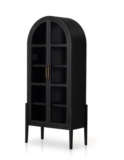 Theo 38" Cabinet  - Drifted Black Oak