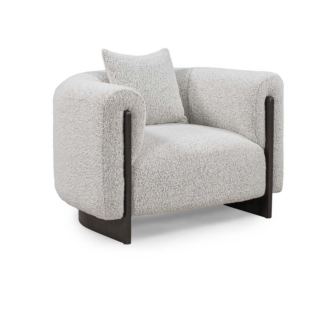 Ardon 41" Accent Chair - Gray Boucle