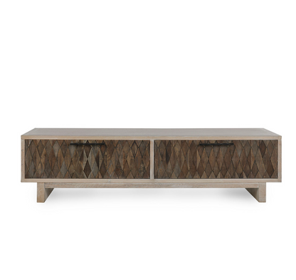 Krofton 66" Coffee Table - Beige Natural