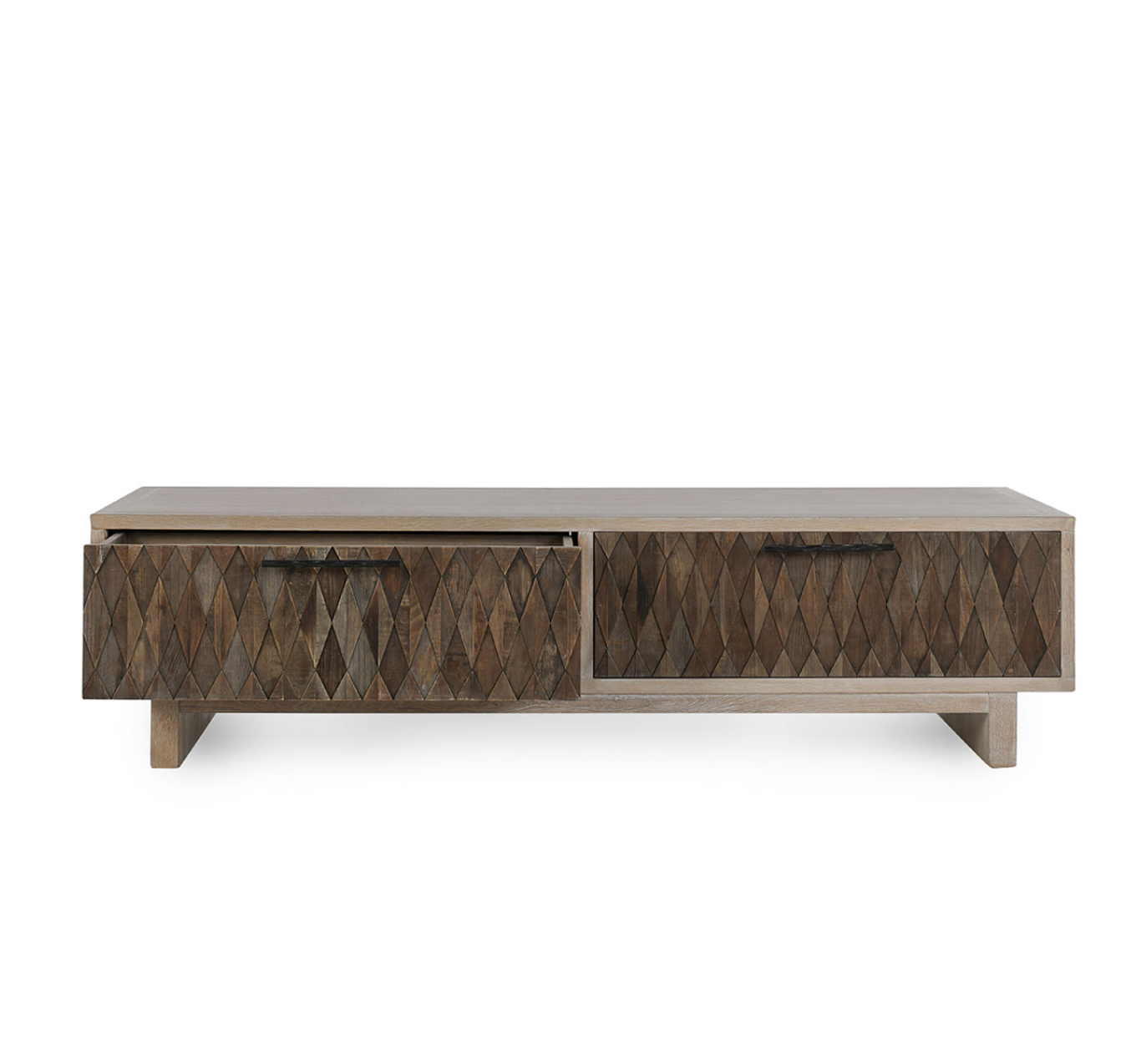 Krofton 66" Coffee Table - Beige Natural