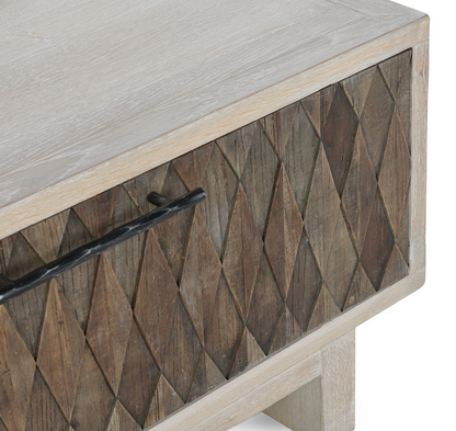 Krofton 66" Coffee Table - Beige Natural