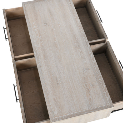 Krofton 66" Coffee Table - Beige Natural