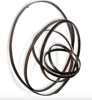 Copernicus Abstract Dimensional Metal Wall Art - Aged Bronze