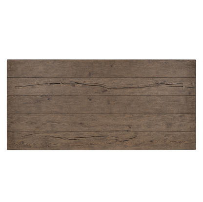 Genevieve 66" Reclaimed Pine Coffee Table - Rustic Brown