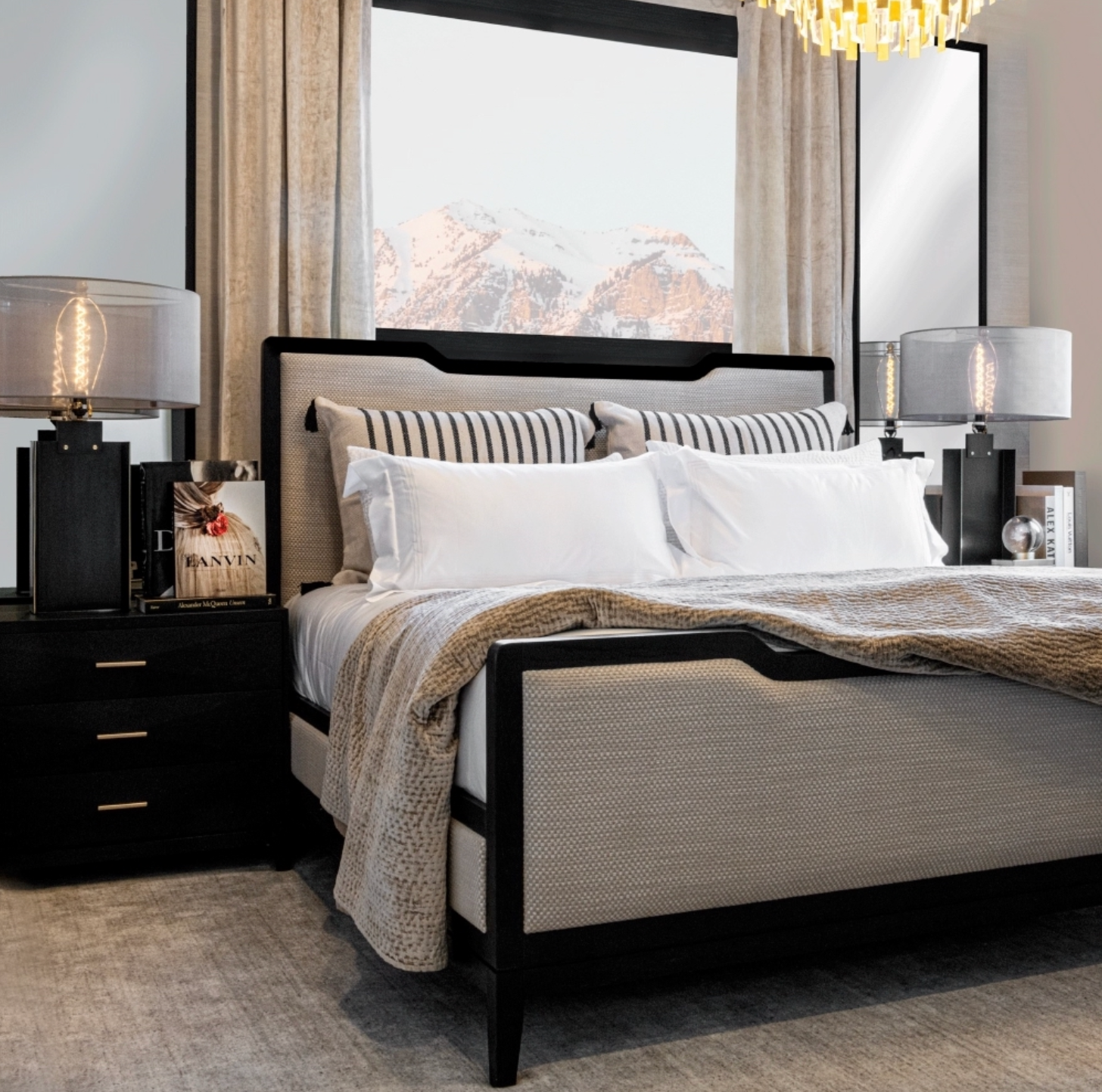 Gaston 62" Queen Bed - Performance Oak