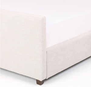 Delphine Upholstered Bed - Performance Ivory
