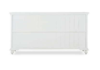 Hamilton 82" Mahogany 4 Door Sideboard - Architectural White