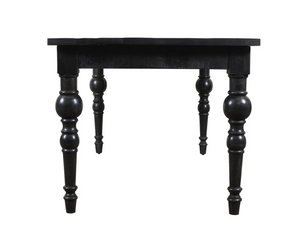 Francesca 71" Dining Table - Rustic Black