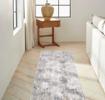 Eternity Area Rug - Ivory/Blue/Grey