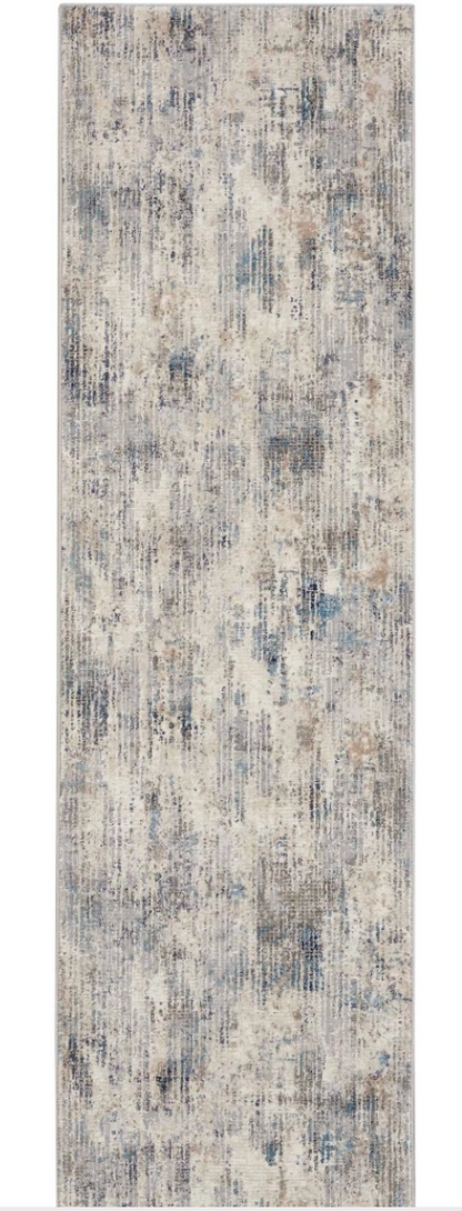 Eternity Area Rug - Ivory/Blue/Grey