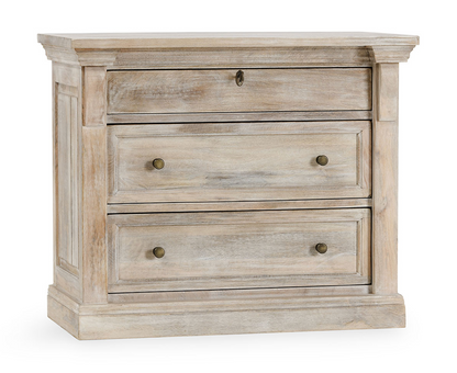 Adele 36" 3 Drawer Nightstand - Dune