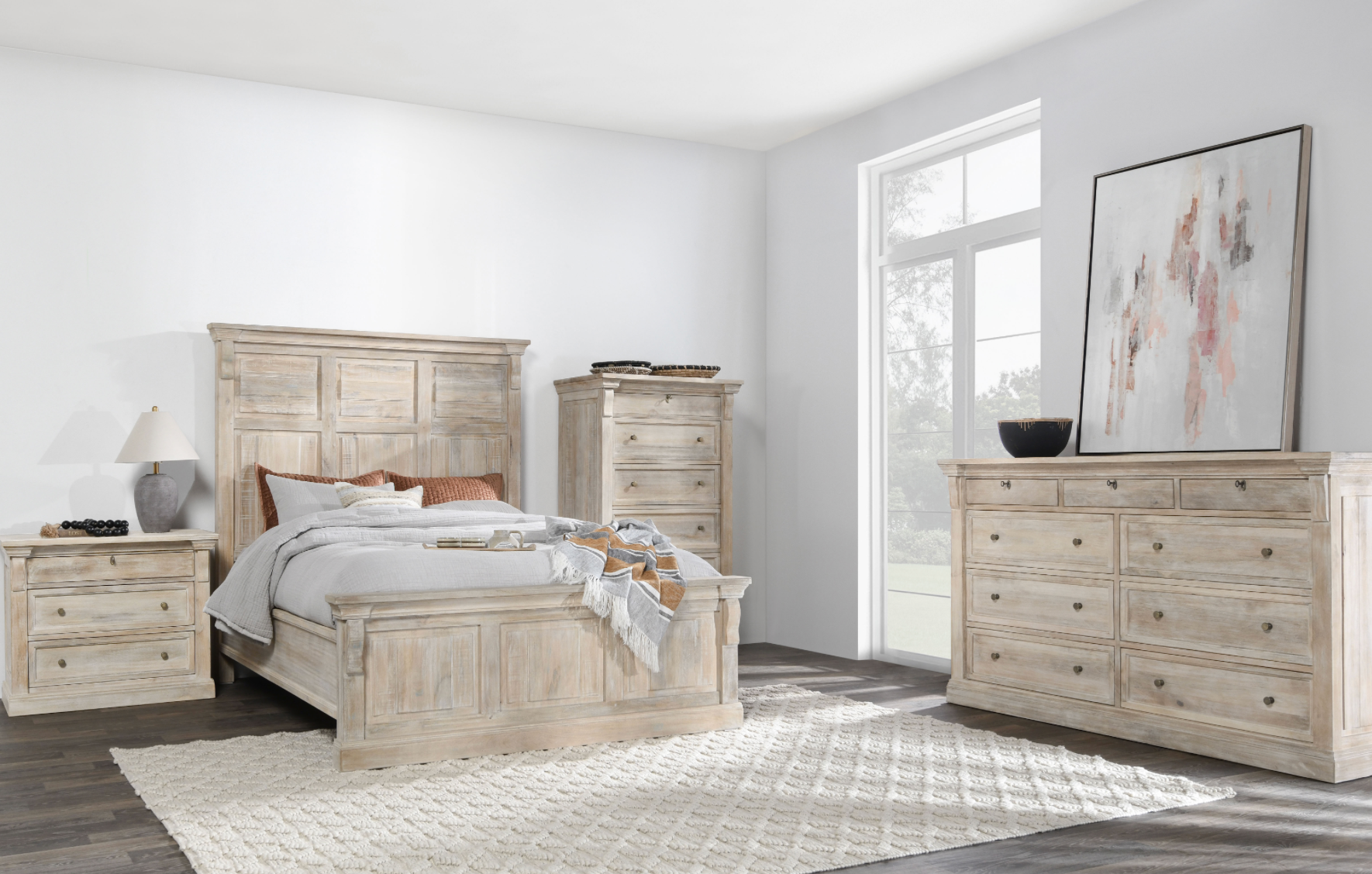 Adele California King Bed - Dune