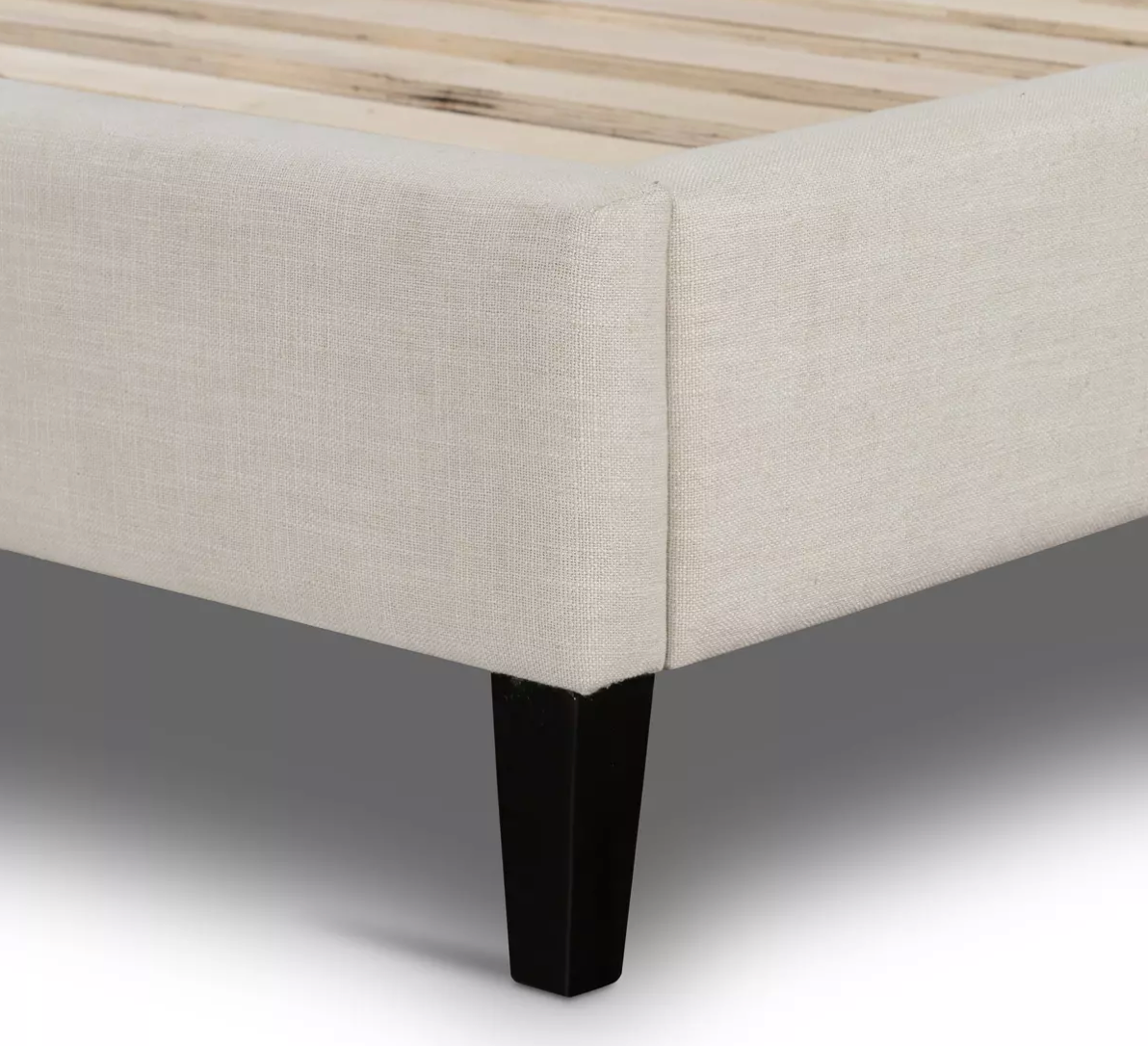 Mason 82" Upholstered King Bed - Cambric Ivory