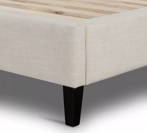 Mason 60" Upholstered King Bed - Cambric Ivory