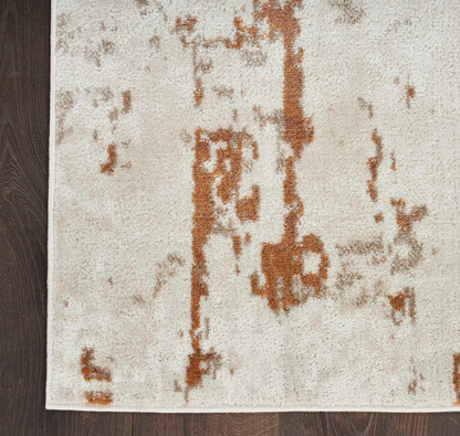 Quartz Area Rug - Rust