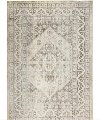 Manchester Area Rug - Ivory/Grey
