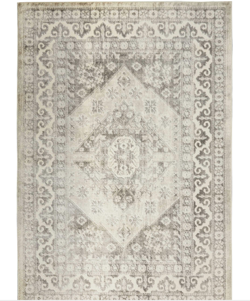 Manchester Area Rug - Ivory/Grey