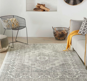 Manchester Area Rug - Ivory/Grey