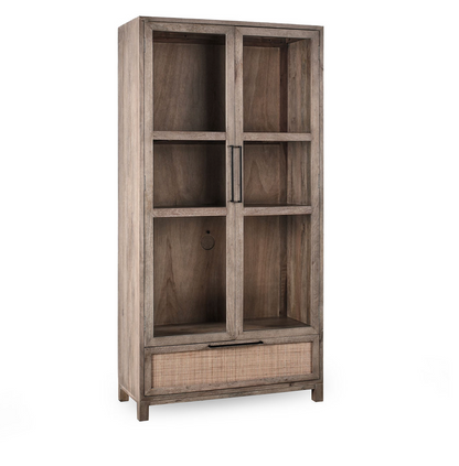 Plateau 42" Two Door Cabinet - Light Natural