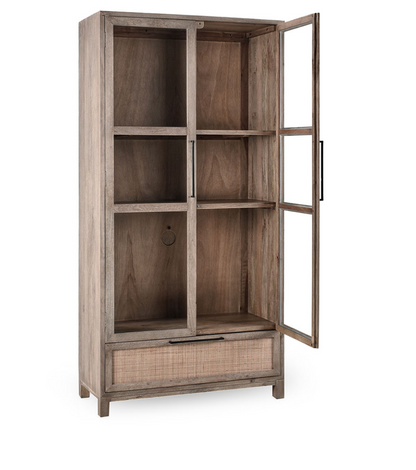 Plateau 42" Two Door Cabinet - Light Natural