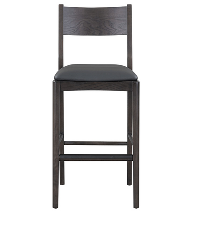 Amara 30" Bar Stool - Noir + Ash