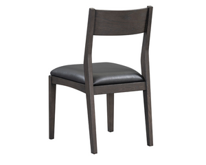 Amara Dining Chair - Noir Leather + Ash
