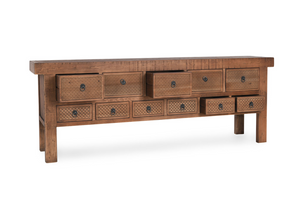 Libbey 93" Reclaimed Pine Sideboard - Distressed Natural