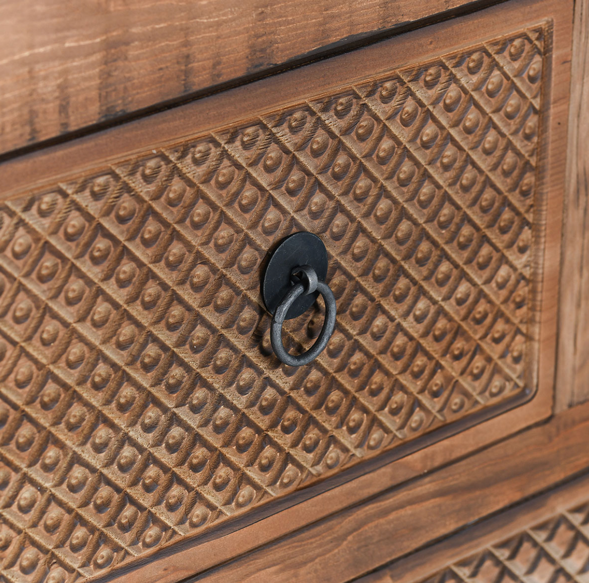 Libbey 93" Reclaimed Pine Sideboard - Distressed Natural