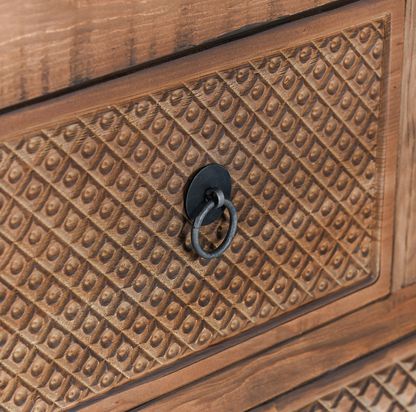 Libbey 93" Reclaimed Pine Sideboard - Distressed Natural