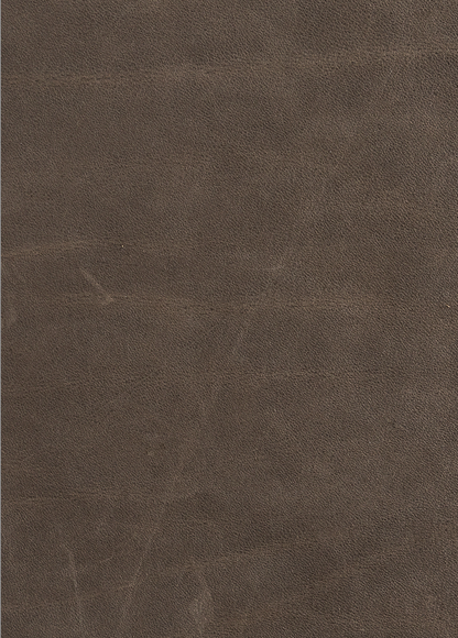 Marcy Express Ship 30" Top Grain Leather Swivel Glider - Iron