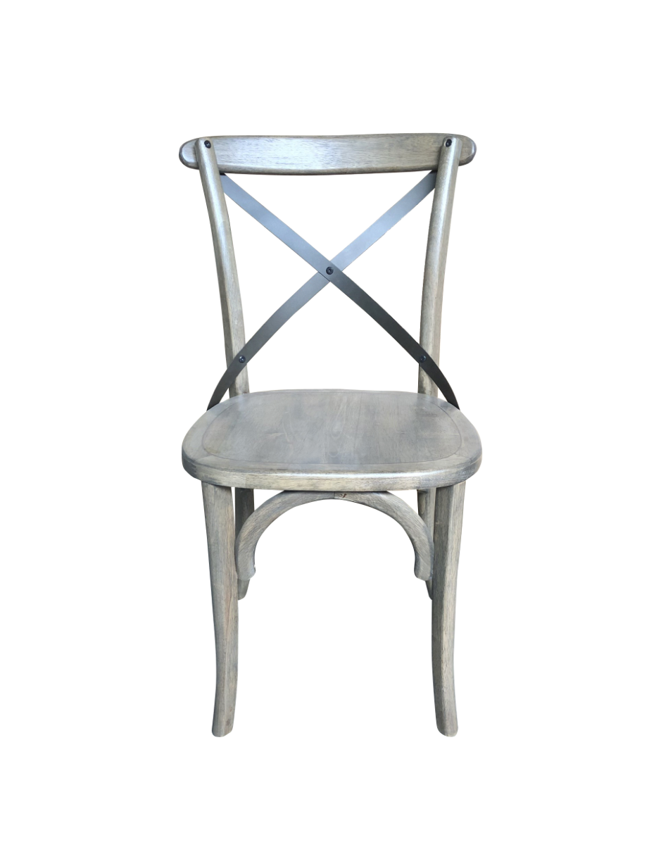 Salem X-Back Dining Chair - Distressed Natural