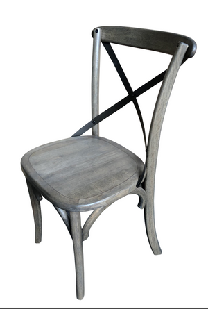 Salem X-Back Dining Chair - Distressed Natural
