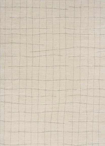 Helsinki Area Rug - Grey/Ivory Cross Weave