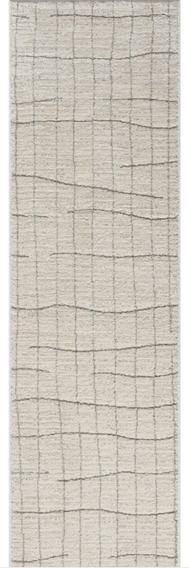 Helsinki Area Rug - Grey/Ivory Cross Weave