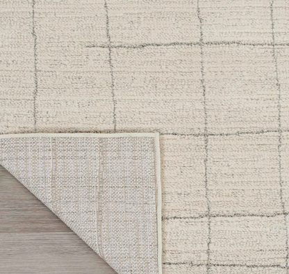 Helsinki Area Rug - Grey/Ivory Cross Weave