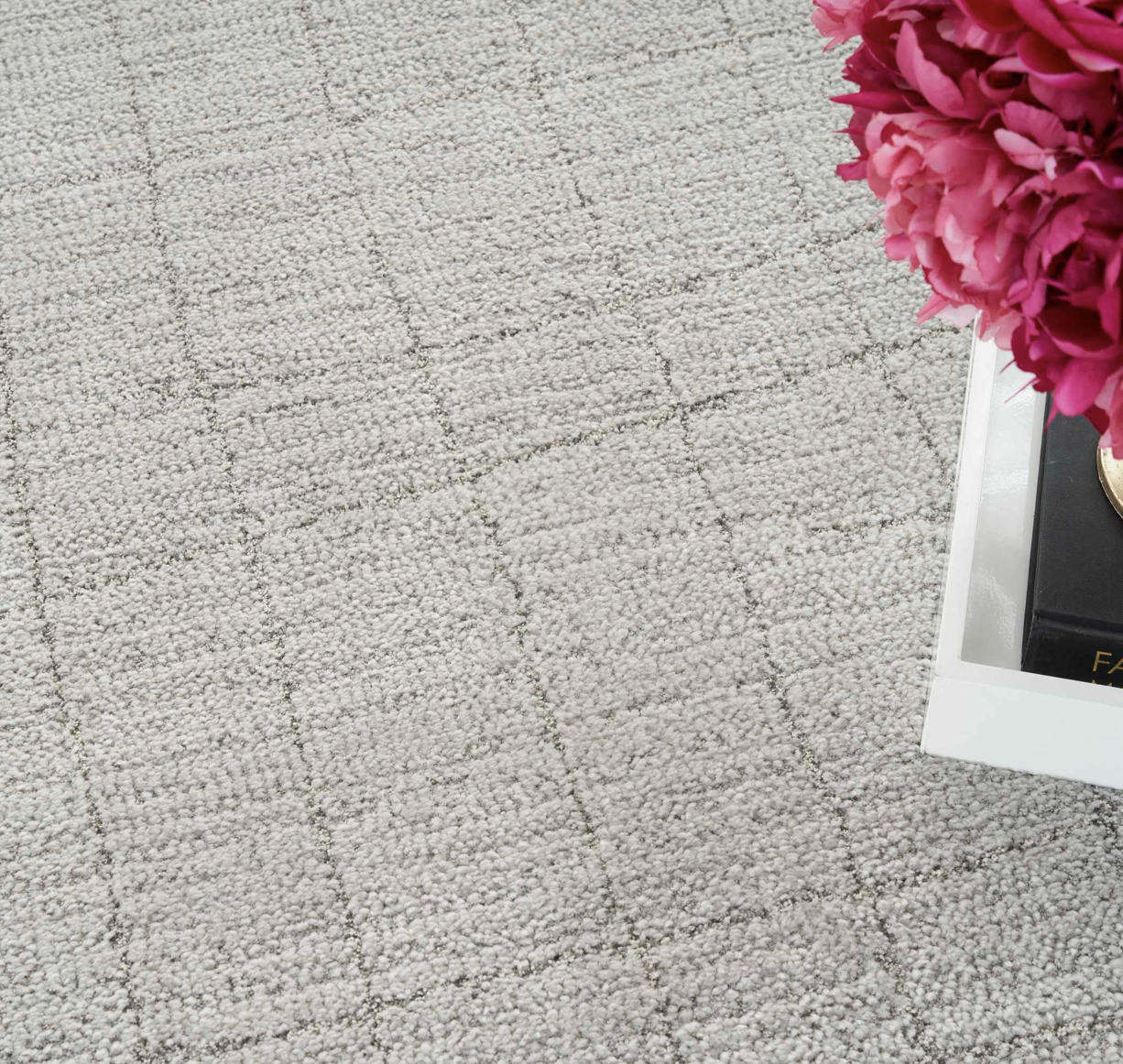 Helsinki Area Rug - Grey Cross Weave