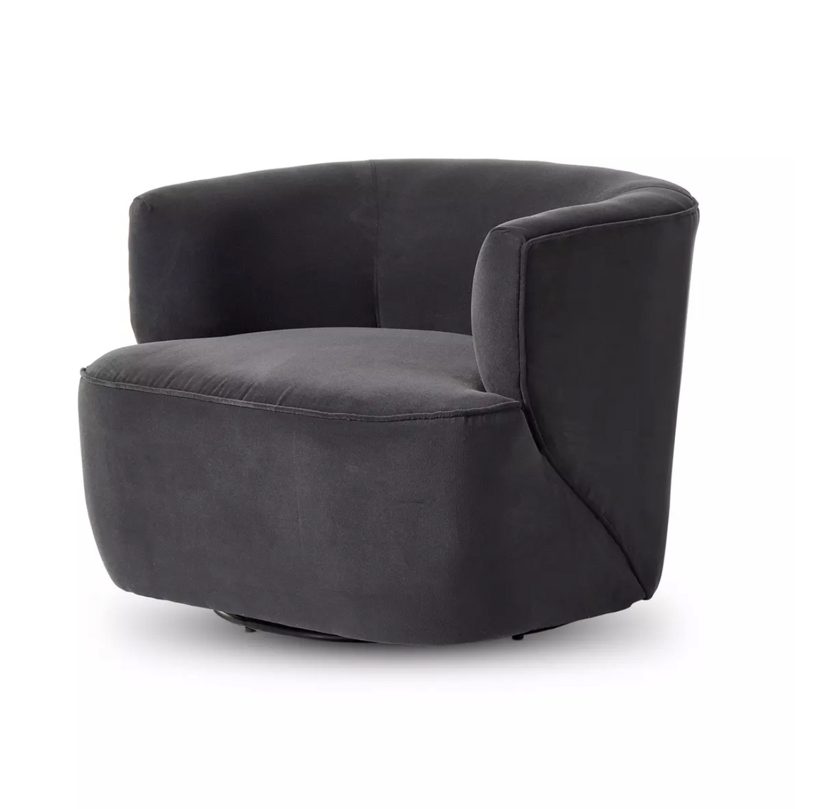 Kaelyn 24" Swivel Chair - Performance Charcoal