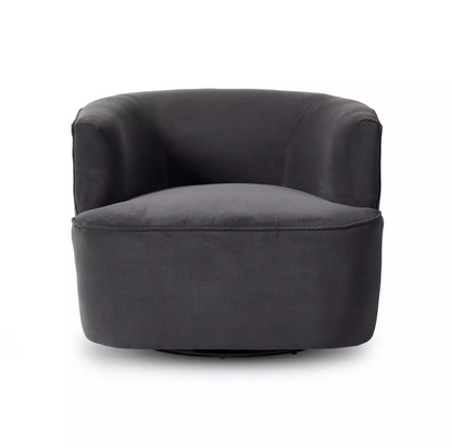 Kaelyn 24" Swivel Chair - Performance Charcoal