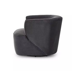 Kaelyn 24" Swivel Chair - Performance Charcoal