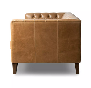 Dakota 96" Top Grain Leather Sofa - Dakota Warm Taupe