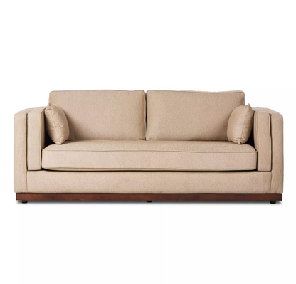 Amber 87" 2 Cushion Sofa - Quenton Pebble