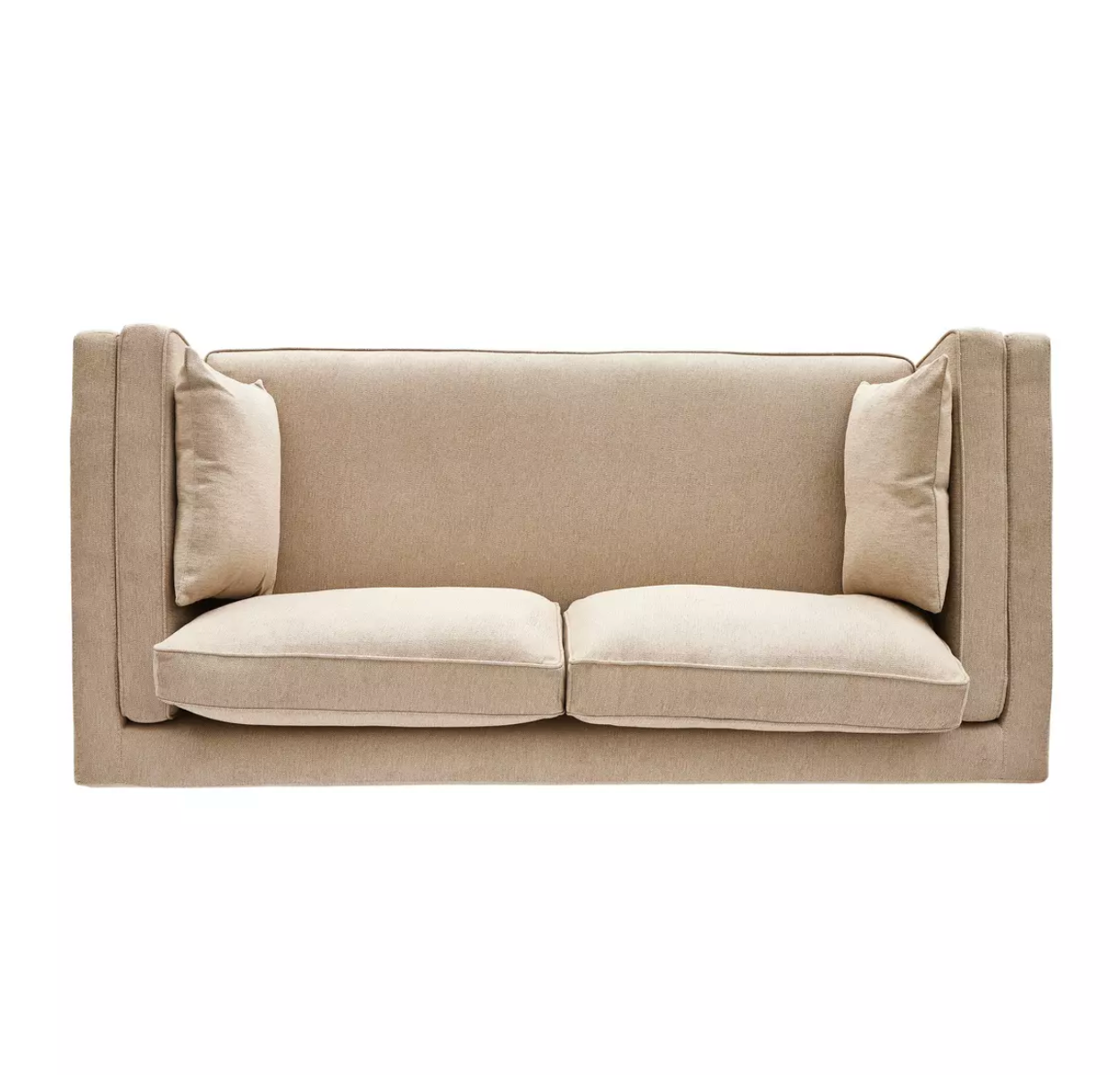 Amber 87" 2 Cushion Sofa - Quenton Pebble