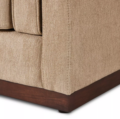 Amber 87" 2 Cushion Sofa - Quenton Pebble