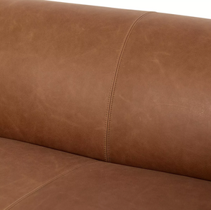 Williamson 97" Top Grain Leather Sofa - Palermo Cognac