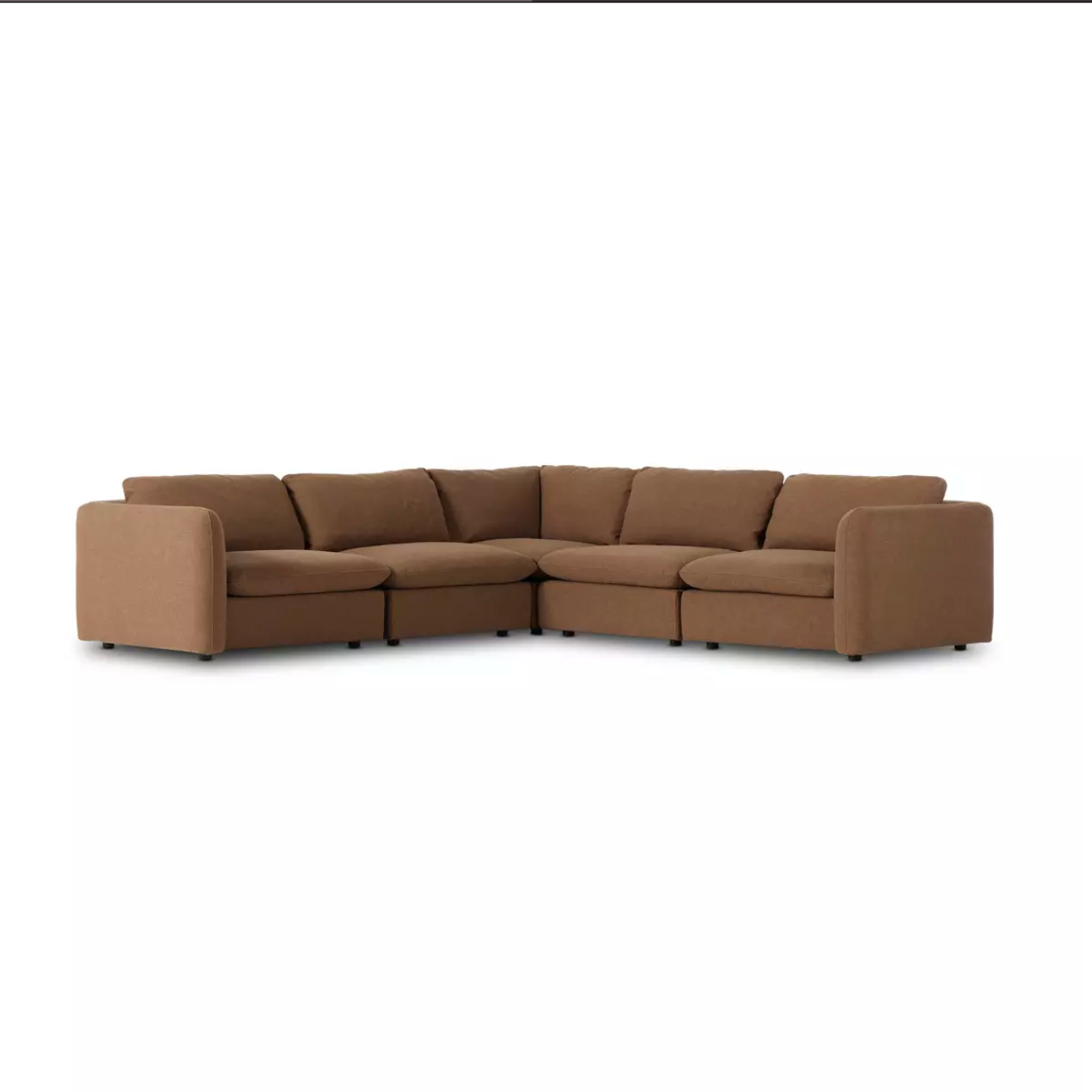 Fuentes 113" 5 Piece Sectional - Antwerp Cafe
