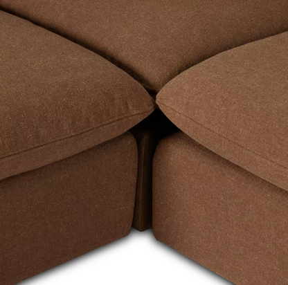 Fuentes 113" 5 Piece Sectional - Antwerp Cafe