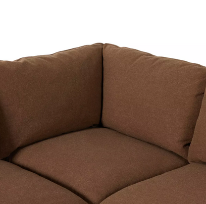 Fuentes 113" 5 Piece Sectional - Antwerp Cafe