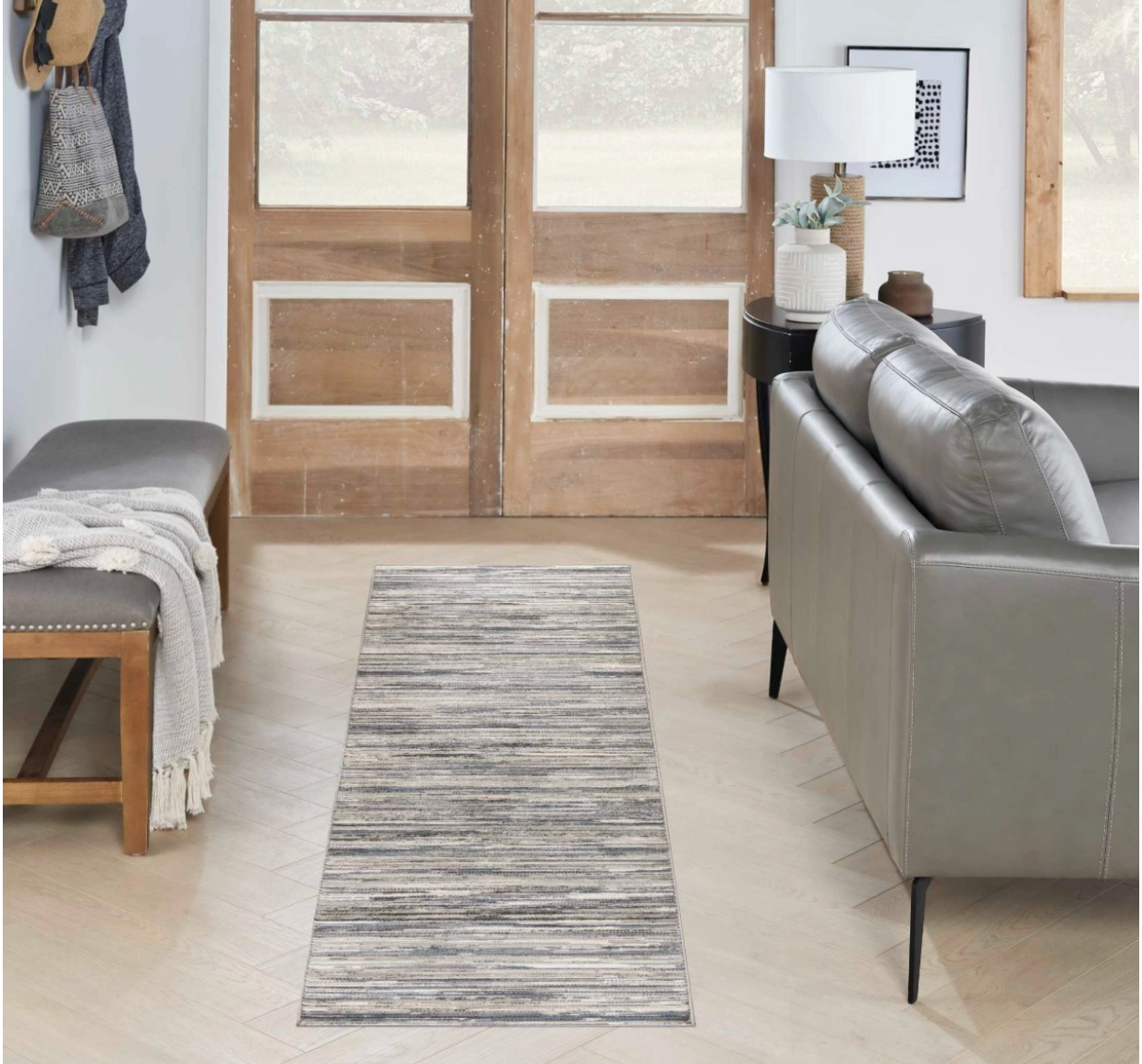 Celestial Area Rug - Ivory/Grey/Blue