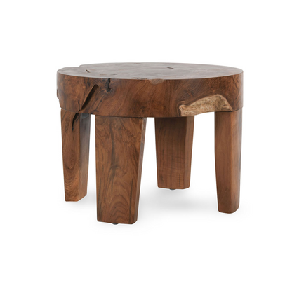 Solstice 15" Round Accent Table - Natural