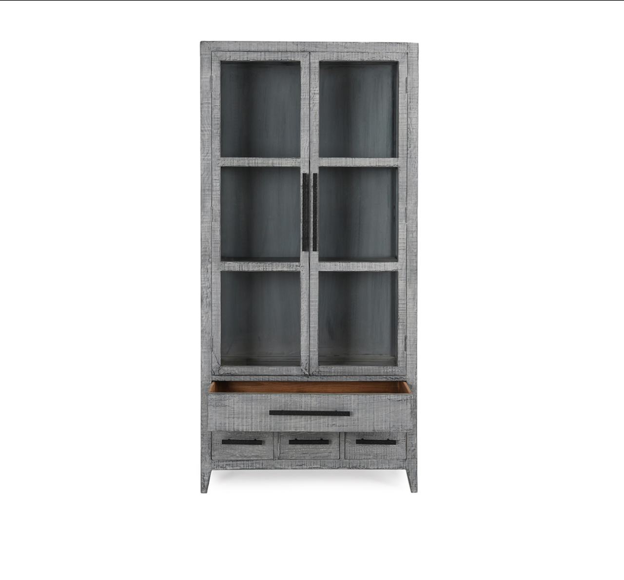 Willow 43" 2 Door 4 Drawer Tall Cabinet - Antique Blue